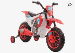 MOTOCROSS À PILE RECHARGEABLE (12 VOLT) - ROUGE